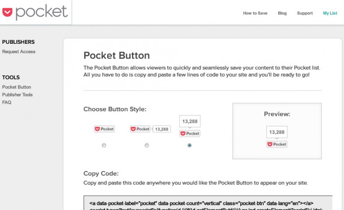 Pocket Button