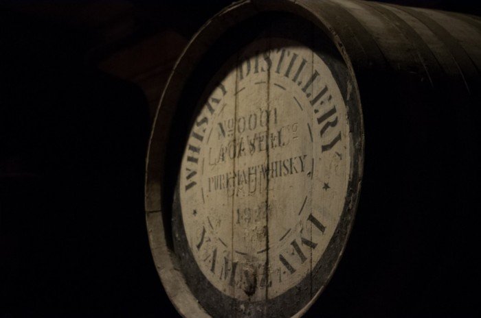 なんと1923年の初号樽…!(中身は入れ替わってるってさ)