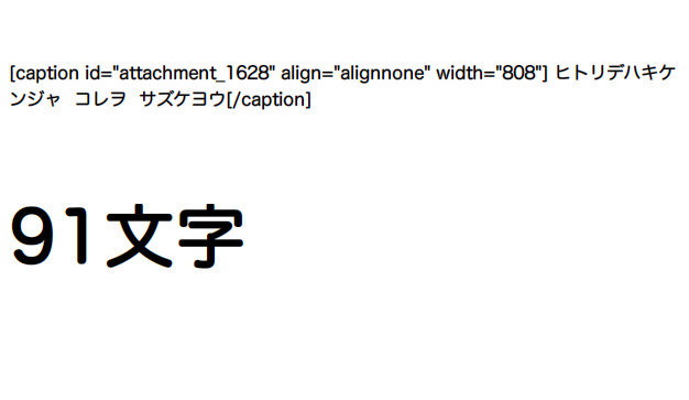 91文字…